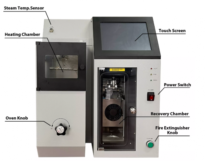 ASTM D86オイルの分析の試験装置の石油製品の実験室の自動蒸留の器具