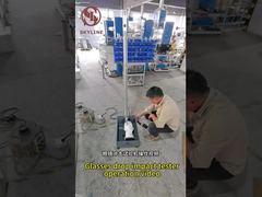 メガネレンズ衝撃試験機の安全性が検証済み