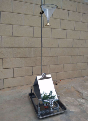 AATCC42 610mm コーン高さ 335x285x1080mm のファブリック・インパクト・ペネトレーション・テスター