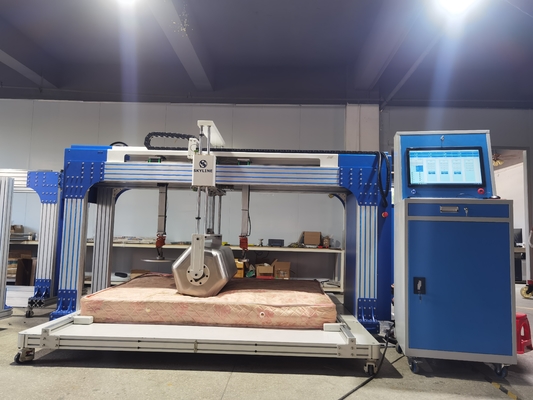 ASTM&EN 多機能マットレス ローラー試験機 PCまたはPLC制御のためのオプション