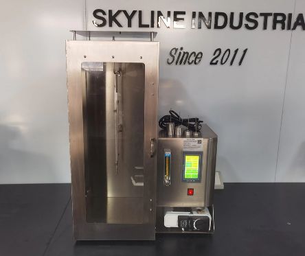 良い値段 16CFR 1615/16CFR 1616 垂直燃焼性試験機（300x80mm試験片、40±2mm火炎高さ）繊維用難燃性能 オンライン