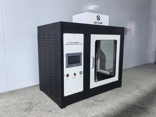 お買い得 ISO 15025 ステンレス鋼の構造と自動炎の適用による防護服の炎症性テスト オンライン