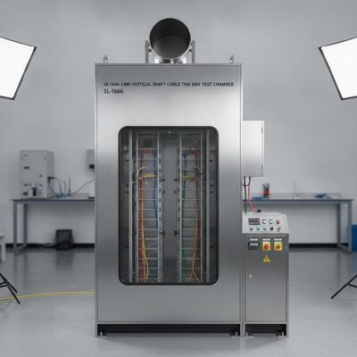お買い得 UL1666 CMR Vertical Shaft Cable Tray Fire Test Chamber for Flame Retardant Cable Certification SL-1666 オンライン